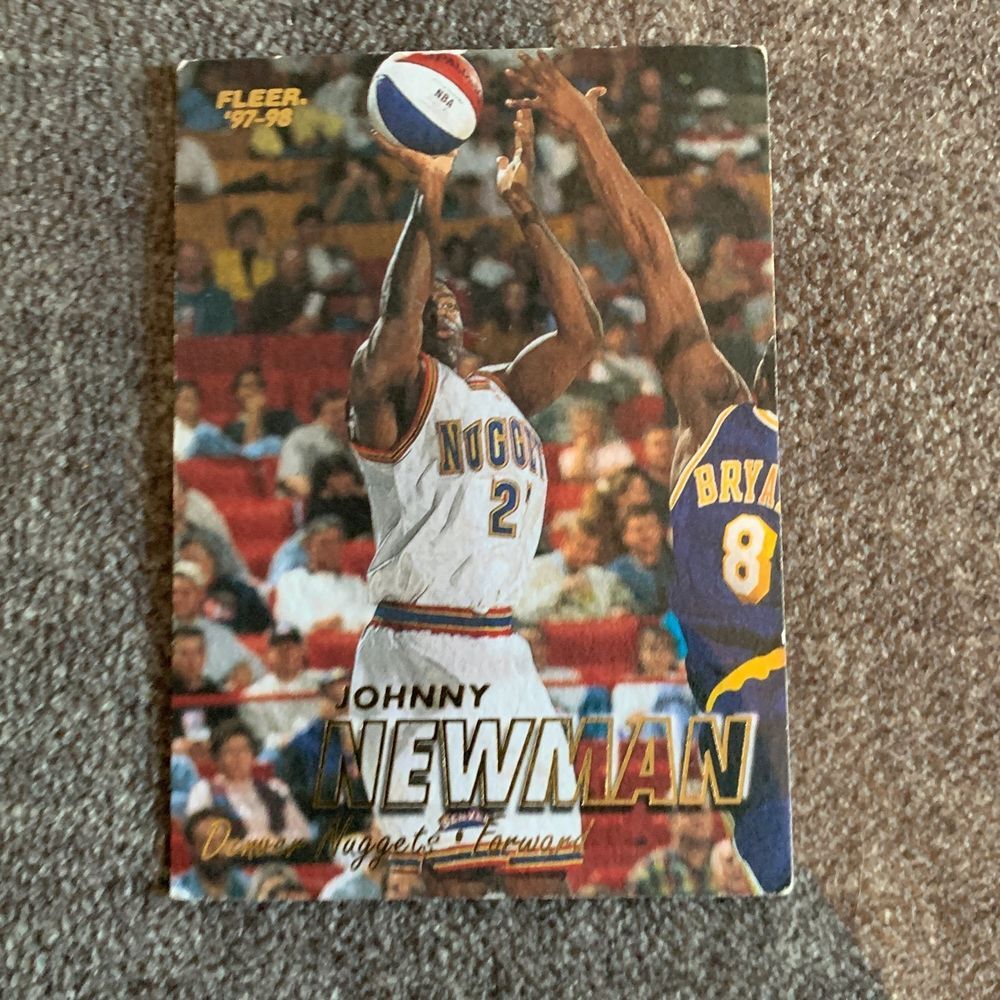 NBA collectable Johnny Newman Basketball Card